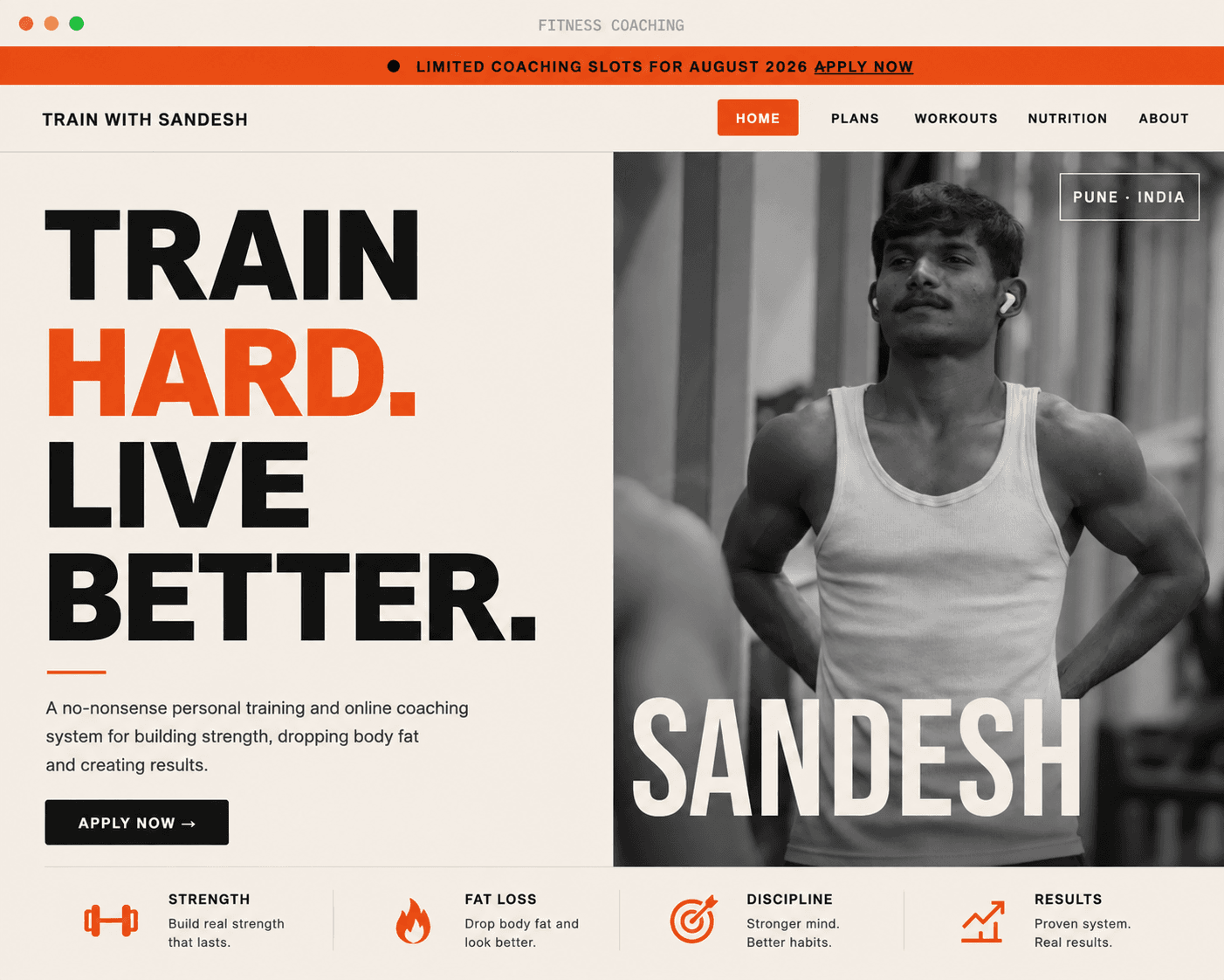 TRAIN WITH SANDESH